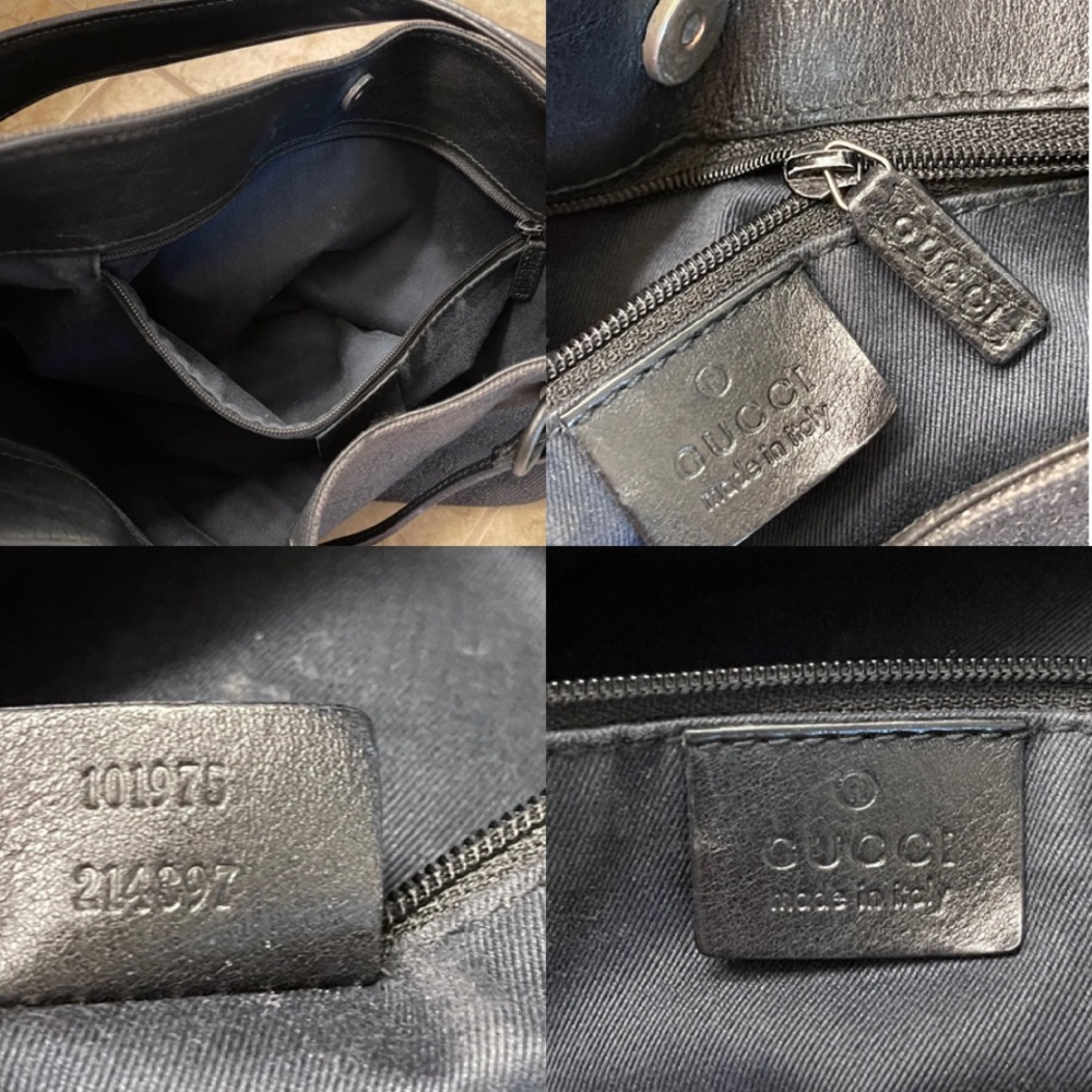 ✨Vintage Iconic GUCCI GG Monogram Horsebit Canvas Hobo Shoulder Bag - Picture 12 of 13